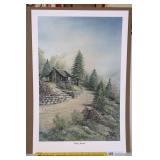 Fred Thrasher Print - Rocky Mountain -  Signed &