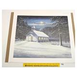 Fred Thrasher Print - The Country Church -