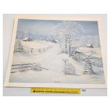 Fred Thrasher Print - Silent Serenity -  Signed &