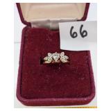 14K Gold & Diamond Ring Set - 3.6g Total Ring