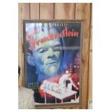Framed Frankenstein Movie Poster