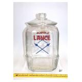 Vintage Lance Countertop Glass Jar - Measures