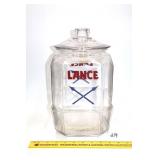 Vintage Lance Countertop Glass Jar - Measures