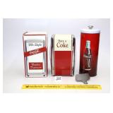 Coca-Cola Napkin Dispenser, Straw Dispenser &