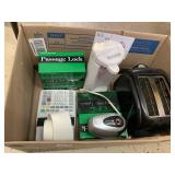 Assorted Lot includes Toaster, Door Knobs and