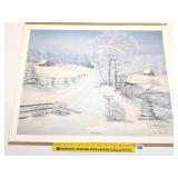 Fred Thrasher Print - Silent Serenity -  Signed &