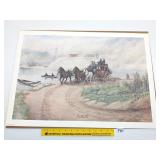 Fred Thrasher Print - The Last Run -  Signed &