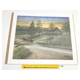 Fred Thrasher Print - Summer Sunset -  Signed &