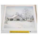 Fred Thrasher Print - Feedin Time -  Signed &