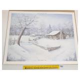 Fred Thrasher Print - Winter At Granny