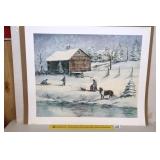 Fred Thrasher Print - A Country Tradition -