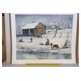 Fred Thrasher Print - A Country Tradition -