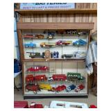 Display Case with Adjustable Glass Shelves, Comes