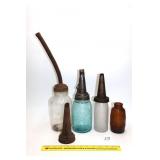 Vintage Jars with Oil Spouts