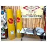 Parts to a Super Shell Visible Gravity Gas Pump,