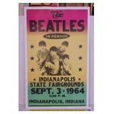 Reproduction Beatles Concert Poster - Measures
