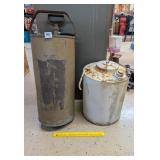 Vintage Hand Pump Fire Extinguisher and a Pump