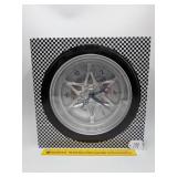 New Tire Rim Clock -