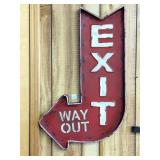 New Exit Arrow Sign from Hobby Lobby - Measures