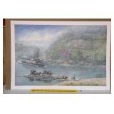 Fred Thrasher Print - Foggy Morning -  Signed &