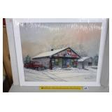 Fred Thrasher Print - The Country Store -  Signed