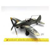 Metal Bomber Airplane