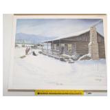 Fred Thrasher Print - Snow Days -  Signed &