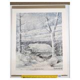 Fred Thrasher Print - The Old Rock House -
