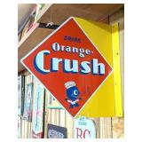 Orange Crush Flange Sign - Reproduction - Dated