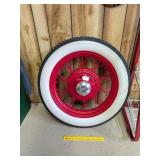 Ford Model A Wheel and Tire with Hub Cap -