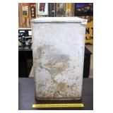 Vintage Gas Station Waste Bin & Paper Towel