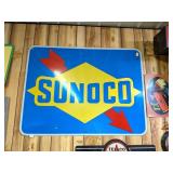 Authentic Original Sunoco Rectangular Sign.