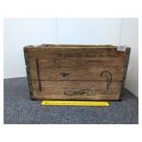 Vintage Griesedieck Bros. Bear Wooden Crate