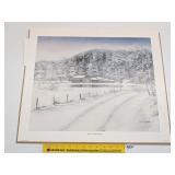 Fred Thrasher Print - Winter at Spout Springs -