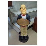 Waiter Statue Side Table
