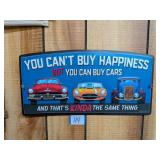 New Metal - You Can Buy Cars - Sign - Measures
