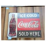 Reproduction Coca-Cola Metal Sign - Measures