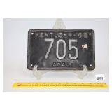 Vintage 1946 Adair County Kentucky License Plate