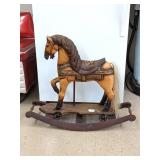 Reproduction Wooden Rocking Horse