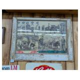 Framed Vintage Western Photos Maybe Copies -