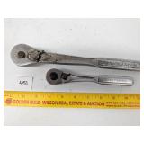 (2) Craftsman Drive Ratchets 1 1/2 Inch - 1 3/8