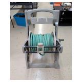 Garden Hose on Reel Cart