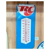 Vintage Royal Crown RC Cola Thermometer Sign -