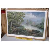 Fred Thrasher Print - Misty Morning -  Signed