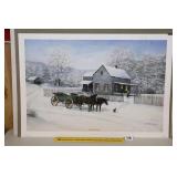 Fred Thrasher Print - Home For Christmas -