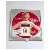 Vintage 1950s L & M Cigarette Framed Advertising