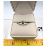 14K Gold & Diamond Bridal Ring Set - 3.3g Total