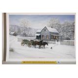 Fred Thrasher Print - Home for Christmas -