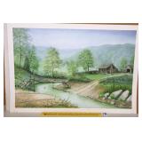 Fred Thrasher Print - Morning Mist -  Signed &