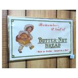 Butter-Nut Bread Framed Poster - Measures Approx.